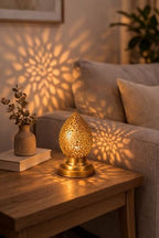 Set of 2 Moroccan Brass Wall Lamp Sconce Home Decor, Handmade Lighting Copper Metal Lights Turkish Lamp, Ramadan Candle Lantern, Candle Holder, Indoor Outdoor, Patio, Porch, Shelf, Garden (Egg) - Image 5