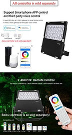 LGIDTECH FUTC06 Miboxer 50W RGBCCT Outdoor LED Landscape Garden Spotlight AC100-240V 16 Million Colors Changing,Color Temperature Adjustable,Memory Function.APP Can't Control Directly - Image 4