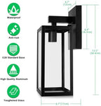 MAXvolador Outdoor Wall Light Fixtures, Exterior Waterproof Wall Lanterns - Image 2