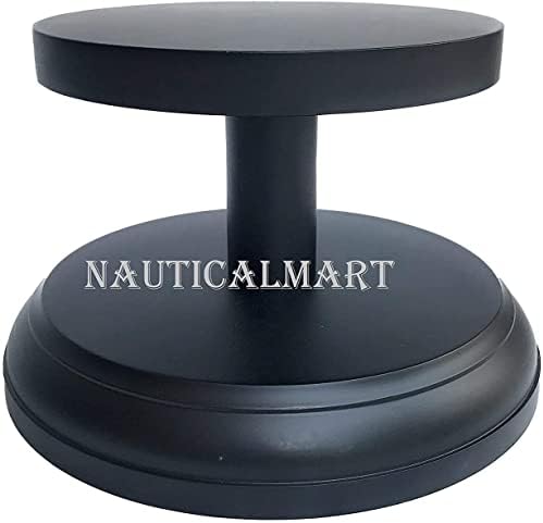 Nautical-Mart Garden Sundial Wooden Round Display Base For Outdoor Sundials Stand Pedestal Decorative & Collectibles by Unknown