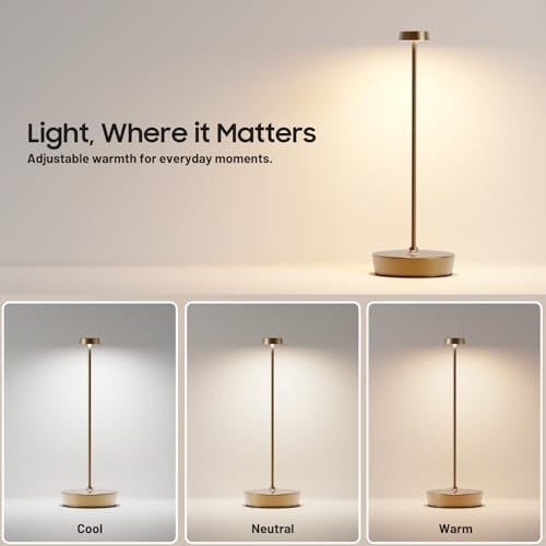 2 Pack Rechargeable Cordless Table Lamp, 6000mAh Battery Table Light - Image 4