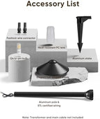 Low Voltage Pathway Lights with G4 3W 3000K Bulbs 6-Pack, Black Aluminum - Image 3