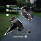 12 Solar Ground Lights Outdoor, IP68 Waterproof Garden Upgrade Outdoor Light LED Landscape Lighting Solar Disc Lights for Patio Pathway Yard, Paths, Decks, Lawns, Driveway, Walkway(White) - Image 3