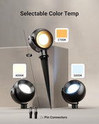 Sunco 24 Pack LED Low Voltage Landscape Lighting Spotlight Spheres - Image 3
