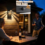 2 Pack Dusk to Dawn Black Outdoor Wall Lights, Hardwired Exterior Sconces - Image 2