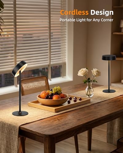 EZVALO Cordless Lamp, Rechargeable Table Lamp, Battery Operated - Image 4