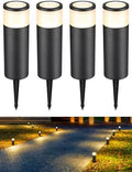 LEONLITE 4-Pack Low Voltage Bollard Pathway Lights, 5W 400LM, 3000K by LEONLITE