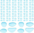 Blue Resin Glow in Dark Pebbles 300pcs for Garden Xmas Landscapes by Ciieeo