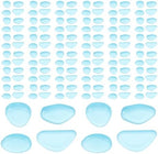 Blue Resin Glow in Dark Pebbles 300pcs for Garden Xmas Landscapes by Ciieeo