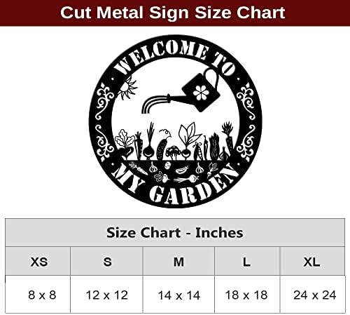 MeMate Garden Signs, Metal Garden Sign Outdoor Decor, Welcome To My Garden Metal Signs, Garden Plaques for Women Mom Grandma Nana, Rustic Decorations for Potting Shed, She Shed - Image 6
