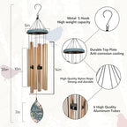 ASTARIN Wind Chimes for Loss of Loved One, Personalized Sympathy Wind Chime for Women, Windchimes Outdoors Deep Tones, Remembrance/Sympathy Gifts Loss of Mother(Produced in Texas) - Image 3