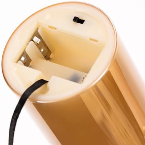 Gold Flameless Candles With Remote LED Battery Operated Pillar Candles Set - Image 6