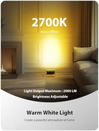 Onforu LED Flood Light Outdoor 300W Equivalent, 30W Color Changing RGBW Floodlight with Remote, 2700K Warm White IP66 Stage Lighting Indoor Uplights for Events, Uplighting for Party 4 Pack - Image 3