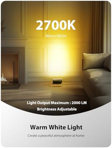 Onforu LED Flood Light Outdoor 300W Equivalent, 30W Color Changing RGBW Floodlight with Remote, 2700K Warm White IP66 Stage Lighting Indoor Uplights for Events, Uplighting for Party 4 Pack - Image 3