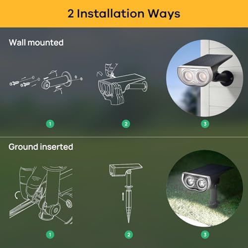 Linkind Solar Spotlights Outdoor Waterproof Dusk to Dawn Cool White 6 Pack - Image 5