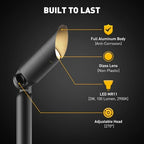 GOLDEN STAR Low Voltage Landscape Lights - 3W 100LM Compact Spotlights, 12V AC Cast Aluminum Accent Lighting, 2900K Warm White, Replaceable MR11 LED Bulb, with Reinforced Stakes - Image 4