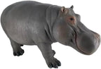 12.6'' Weather Resistant Hippopotamus Garden Statue, Realistic Resin Hippo Wildlife Sculpture, Outdoor Decor for Lawn, Yard, Patio & Pond Landscaping - Image 5