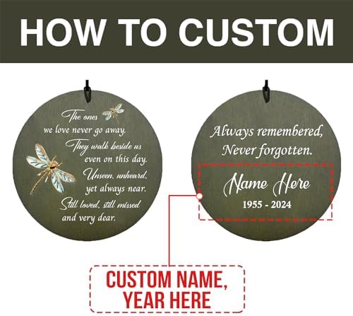 Personalized Wind Chime Outdoor Deep Tone, Memorial Wind Chimes - Image 7