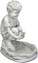 Tommy at The Turtle Pond Little Boy Statue - Image 4