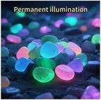 Luminous Glow-in-the-Dark Garden Stones - 100/200/300pcs Decorative Pebbles for Fish Tanks and Landscapes(Green,100pcs) - Image 7