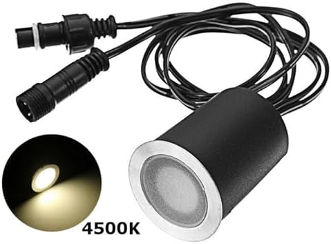 SMY Lighting Recessed LED Deck Light Kits with Black Protecting Shell φ32mm, Outdoor Landscape Lighting IP67 Waterproof,12V Low Voltage for Garden,Yard Steps,Stair,Patio,Floor,Kitchen Decoration - Image 2