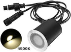 SMY Lighting Recessed LED Deck Light Kits with Black Protecting Shell φ32mm, Outdoor Landscape Lighting IP67 Waterproof,12V Low Voltage for Garden,Yard Steps,Stair,Patio,Floor,Kitchen Decoration - Image 2