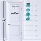 Woodstock Chimes Asli Arts Collection, Capiz Waterfall, 40'' Azure Capiz Wind Chimes for Outdoor, Patio, Home or Garden Décor, Wind Chime for Mom Christmas/Hanukkah Gifts (CWRA) - Image 3