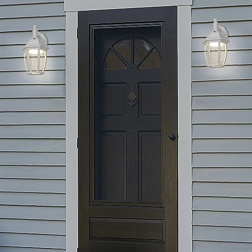 Maxxima LED White Outdoor Wall Light, 580 Lumens 3000K, Dusk to Dawn Sensor - Image 6