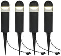 Low Voltage Landscape Lighting Aluminum LED Bollard Lights 4 Pack by MULANDI