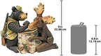 Design Toscano Moose and Black Bear Arm Wrestling Statue - Image 3