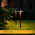 Malibu Low Voltage Pathway Lights, 10W Pro Style Halogen Landscape Lighting, 6Pack 2700K Warm White Path Light, 12V AC Bronze Outdoor Walkway Lights for Yard Garden 8308-9103 - Image 5