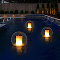 VISOFO Solar Floating Pool Lights for Swimming Pool, Flame Led Lamp, 1 pcs by VISOFO