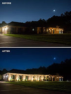 15W 5000K Daylight Bright Yard Security Lights, 1500LM 2-Pack - Image 6
