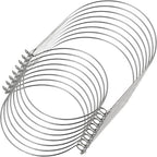 Mason Jar Hangers 12Pcs Mason Wire Hangers Stainless Steel Portable Compatible Canning Jars Lifter Quart Handles Storage For Hanging Bottle by Unknown