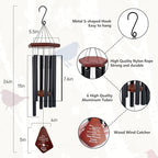 ASTARIN Personalized Name Memorial Wind Chimes, Sympathy Gift for Loss of Lover Mom Dad, Bereavement Deep Tone Wind Chimes for Outside in Memory Gift, Decor Outdoor Garden Patio - Image 3