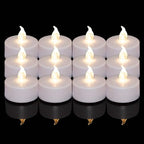 Nancia Tea Lights Battery Opearated LED Flameless Candles 200Pack WarmWhite by NanciaFlamelesscandles