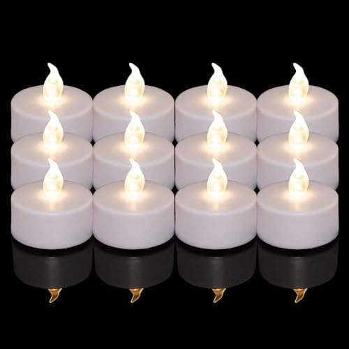 Nancia Tea Lights Battery Opearated LED Flameless Candles 200Pack WarmWhite by NanciaFlamelesscandles