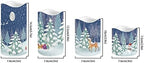 Jeiento Christmas Flameless Candles, Battery Operated LED Real Pillar Wax Flickering Moving Wick Effect Candle Sets with Remote Control Cycling Timer, 3 inch,4 inch,5 inch, 6 inch, Pack of 4 - Image 2