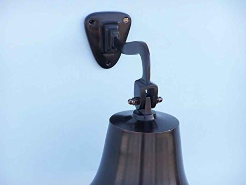 Hampton Nautical Bl-2019-9-BZ Bronze Hanging Ship's Bell 11" - Nautical Bell - Nautical Decoration - Image 4