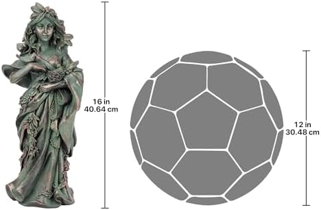 Design Toscano NG31497 Mother Nature Maiden of the Forest Statue,Full Color - Image 4