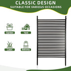 Metal Garden Trellis for Climbing Plants, 59 Inch Tall Fence Plant Support for Flower and Vegetable (35.5" W x 59" H) - Image 5