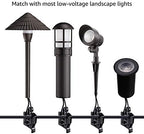 LEONLITE 12-Pack Low Voltage Landscape Wire Connector, Outdoor Light Cable Connectors for Pathway Lights/In-ground Lighting/Spotlight, UL Listed, 12-18 Gauge - Image 4