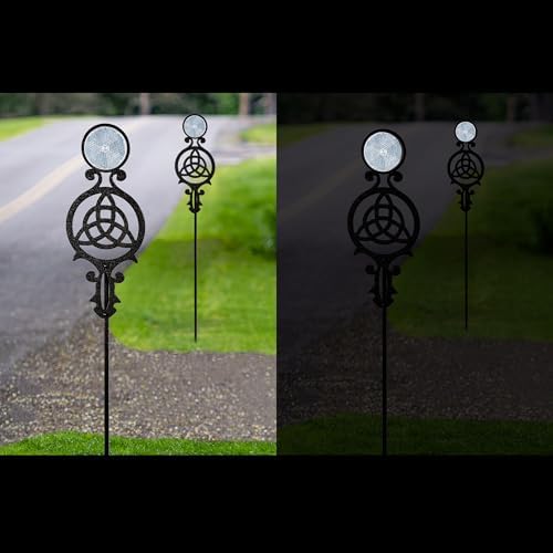 Touch of Class Pathways Driveway Marker Stake, Celtic Knot, Black, Set of 2 - Image 2