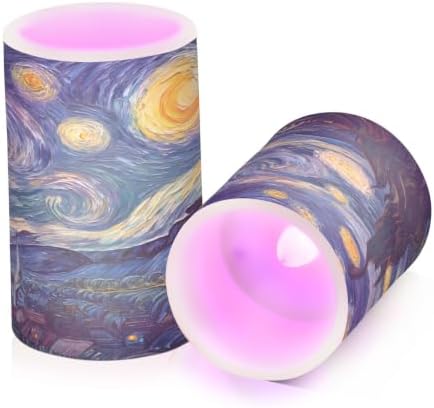 ALAZA Starry Night Flameless Candles - Image 2