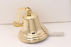 Solid Brass Wall Mounted Ship Hanging Bell for Reception, School, Outdoor,Indoor, Dinner & Chruch - 7 Inch by The Metal Magician - Image 5