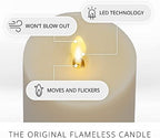 Luminara - Flameless LED Battery Operated Flickering Pillar Candles - Ivory - Pack of 1-3x6.5 - Realistic Moving Flame Real Wax Indoor/Outdoor Decor - Image 3