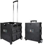Olympia Tools 85-010 Grand Pack-N-Roll Portable Tools Carrier with Telescopic Handle, 80 Lb. Load Capacity, Black 2025 New Version by OlympiaTools