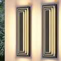 Dusk to Dawn Outdoor LED Wall Lights,3-Tier 23.6 in,36W,2 Packs by ZSMAIKU