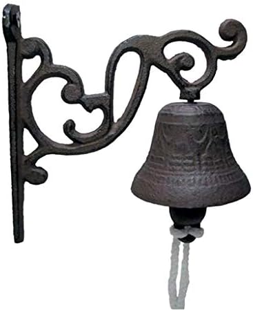 Cast Iron Door Dinner Bells Hanging Garden Bell Lawn, 2, as described - Image 2
