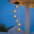 Tryme Sun Solar Wind Chimes for Outside Hanging Garden Lights Solar Christmas Decorations Outdoor for Women, Mother, Grandmother - Image 3